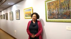 Maite Bouzo�exhibe una�treintena de obras en el centro cultural Lustres Rivas