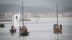 As� fue la nueva botadura de la embarcaci�n Virxe do Came de la Dorna