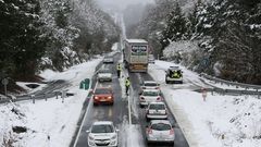 Los efectos del corredor de aire polar en Galicia