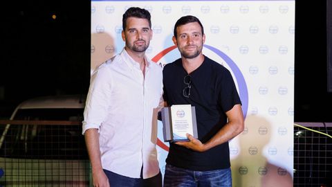 Todas las imágenes de la fiesta de fin de curso de Afiador.Xurxo Santana distinguió la tarea de Juan Miguel López Sánchez en las Escolas Deportivas de Xinzo