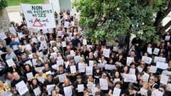 Las protestas contra los recortes del profesorado en el IES de Cedeira se han sucedido en las �ltimas semanas