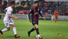 Vadillo Huesca.Vadillo, durante un encuentro con el Huesca