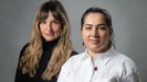M�nica Nion y Khadija Amin, autoras de �Sin velo:una mujer libre contra los talibanes�, obra que presentan este jueves en A Coru�a
