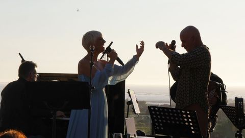 Pastora Vega e Xabier D�az, dos talentos aliados na terraza de Mart�n C�dax