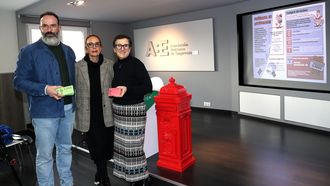 Daniel Garca, Mara Outeiral y Paola Garca presentaron las actividades navideas