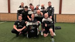 Integrantes del Club Padel As Pontes, campeones del play off zonal en categor�a 500.