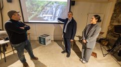 Diego Alonso, Manuel Mu��o y Gema Lema, en la presentaci�n