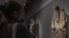 Las estatuas se exhiben en el ala sur de Bonaval hasta el 26 de julio