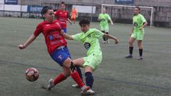 Imaxe dun partido anterior do Umia C.F.