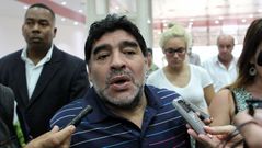 Maradona, portavoz de Fidel