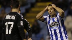 Cleso Borges, durante el Deportivo-Eibar