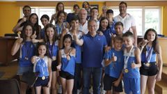 El plantel de la Escola Atl�tica Benchoshey