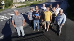 Vecinos de Figueiras, en Coir�s, se manifestaron contra la nueva ubicaci�n de un stop