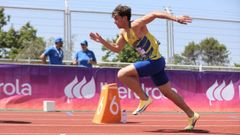 Vidal part�a entre los favoritos en la prueba de 400 metros lisos.