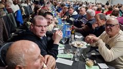 Cena anual de la cooperativa Lemos en Monforte