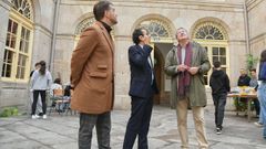 El delegado de la Xunta, Manuel Pardo, visit el edificio aprovechando el inicio de las obras