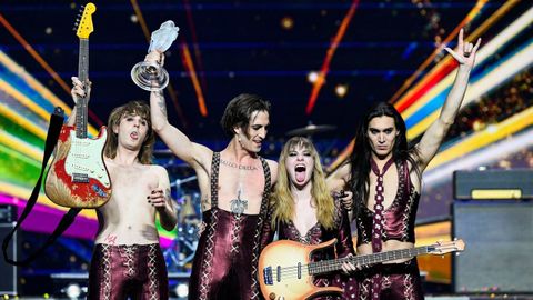 El grupo italiano Maneskin