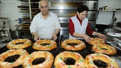 Imagen de archivo de los fundadores de La Candelaria, con roscones de reyes