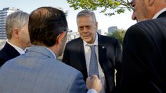 En su primera visita a A Coru�a como conselleiro, Antonio G�mez Caama�o particip� en el seminario de radiolog�a y medicina f�sica organizado por el Citic de la Universidade da Coru�a