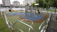 El de Augas F�rreas es uno de los parques m�s concurridos por los ni�os lucenses