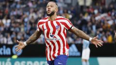 Memphis Depay.Memphis Depay con el Atl�tico de Madrid