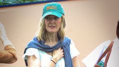Marta Ortega en el Longines Global Champions Tour 2026 en Madrid con una gorra de la colecci�n de Benito Antonio que sale a la venta el pr�ximo 21 de mayo en Zara