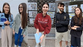 De izquierda a derecha Rita Lpez, Nerea lpez, Aroa Fuentes, Breogn Janeiro y Ariadna Santos.