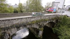 Vista del puente de Isabel II en As Pontes