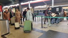 Estaci�n del AVE en Ourense, donde tambi�n hubo retrasos