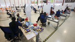 Vacunaci�n contra el coronavirus en FIMO, en foto de archivo.