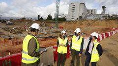 Visita de la conselleira de Infraestructuras a las obras del Gran Montecelo este mi�rcoles