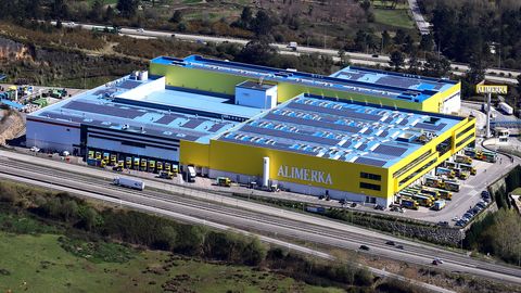 Paneles solares en Alimerka