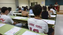 Estudiantes se examinan de la Prueba de Acceso a la Universidad (PAU) 