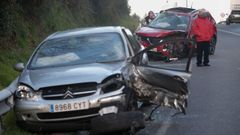 El accidente se produjo poco antes de las cinco de la tarde en la Ronda Norte