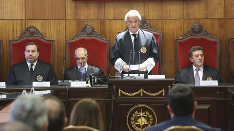 El presidente del Tribunal Superior de Justicia de Asturias (TSJA), Jes�s Mar�a Chamorro