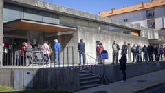 Imagen de archivo del centro de salud de Rianxo en una jornada en la que se realiz� un cribado