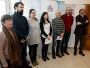 Desde a esquerda, Susa Juanatey, Miguel Gonz�lez, Tania Iglesias, Irati Garc�a, Agapito Romeiro, Xos� Antonio Millares e Bieito Gonz�lez<span lang= es-es >. </span>