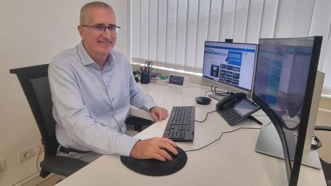 Lence, en su despacho de la Amtega