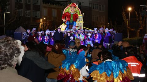 Entronizaci�n del dios Momo en A Coru�a