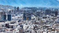 Vista general de Sarajevo, el 20 de enero 