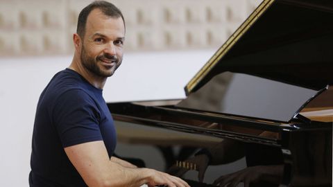 El director de la orquesta Gaos, Fernando Briones.