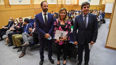 Xon Martnez, Ana Snchez y Martn Fernndez Prado inauguraron el I Foro de Logstica y Cadena de Suministro celebrado en A Corua.