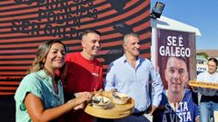 El jugador del Celta Iago Aspas protagoniza la nueva campa�a del Mejill�n de Galicia.