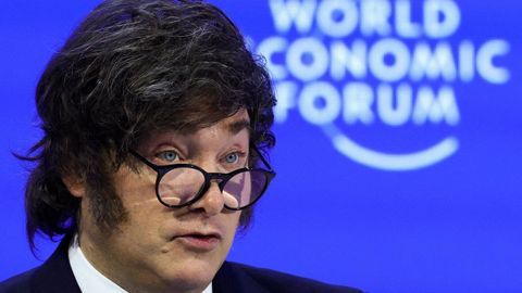 El presidente de Argentina, Javier Milei