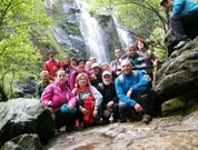 Terras de Lourenz� visit� en su �ltima ruta la Fervenza do Toxa m�s el monasterio de Carboeiro.
