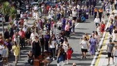 �ltima procesi�n del Nazareno de A Pobra, en el 2019.