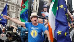 Manifestaci�n �antibrexit�, el pasado 29 de junio en Londres.