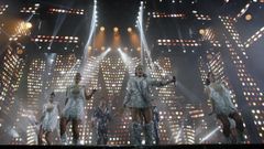 Actuaci�n de la orquesta Panorama en las fiestas de Monforte