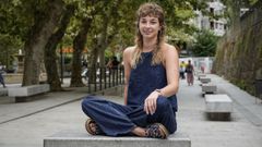 Olalla, en la plaza de As Mercedes de Ourense