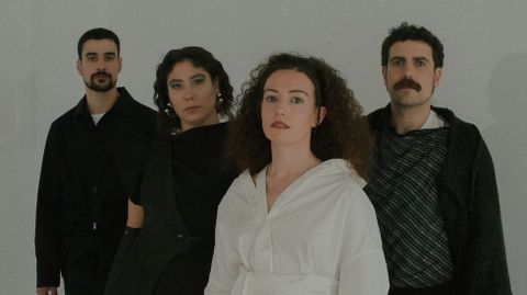 La banda de msica Carabela acta en Sarria